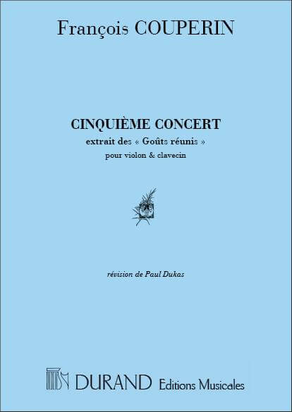 Concert Nº5 Violín y piano. Couperin